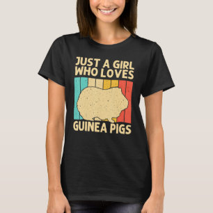Funny Guinea Pig For Girls Kid Potato Pet Fluffy T-Shirt