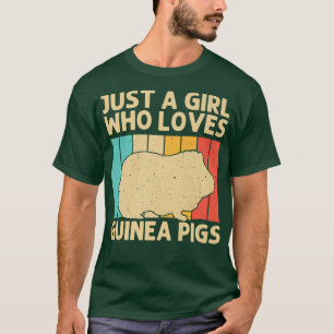 Funny Guinea Pig For Girls Kid Potato Pet Lover Fl T-Shirt