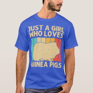 Funny Guinea Pig For Girls Kid Potato Pet Lover Fl T-Shirt