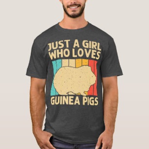 Funny Guinea Pig For Girls Kid Potato Pet Lover Fl T-Shirt