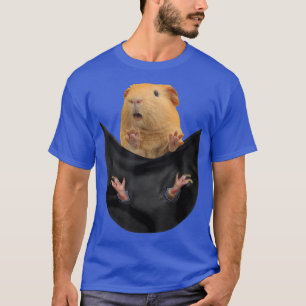 Funny Guinea Pig In Your Pocket 1526 T-Shirt