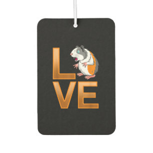 Funny Guinea Pig Lover Gift Womens Mens Car Air Freshener