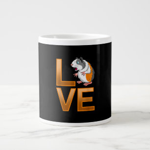Funny Guinea Pig Lover Gift Womens Mens Large Coffee Mug