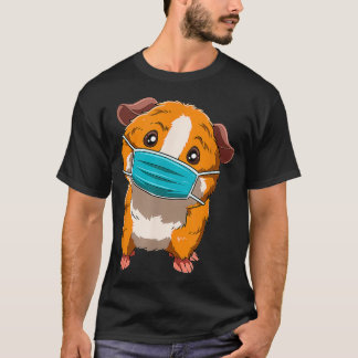 Funny guinea pig mask for a guinea pig mum guinea T-Shirt