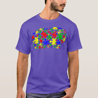 Funny Guinea pig Puzzle Animals Lover Autism Aware T-Shirt