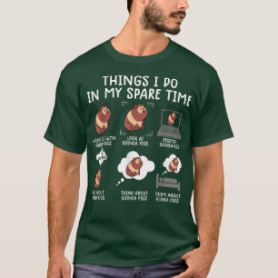 Funny Guinea Pig Shirt Srcastic Humour Guinea Pig