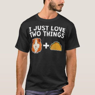 Funny Guinea Pig Taco Lover Furry Potato Piggy T-Shirt