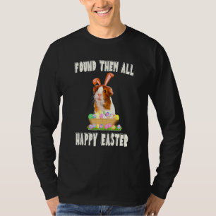 Funny Guinea Pig With Cute Bunny Ears Easter Day E T-Shirt