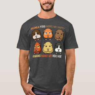 Funny Guinea Pigs Make Me Happy Women Men Premium T-Shirt