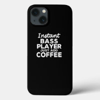 Funny Guitar Bass Players Gift Coffee Lovers