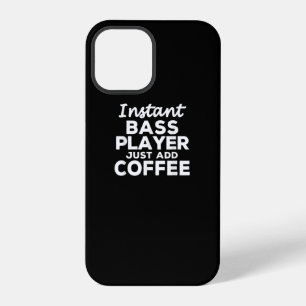 Funny Guitar Bass Players Gift Coffee Lovers iPhone 12 Pro Case