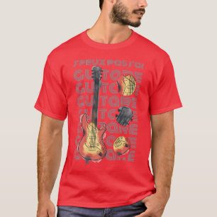 Funny Guitar Guitarist Music Lover Parts Guitar Pl T-Shirt