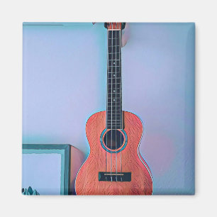 Funny guitar lover gift magnet