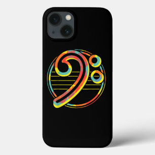 Funny Guitar Lovers Guitar Music Lover Bass Cleff iPhone 13 Case