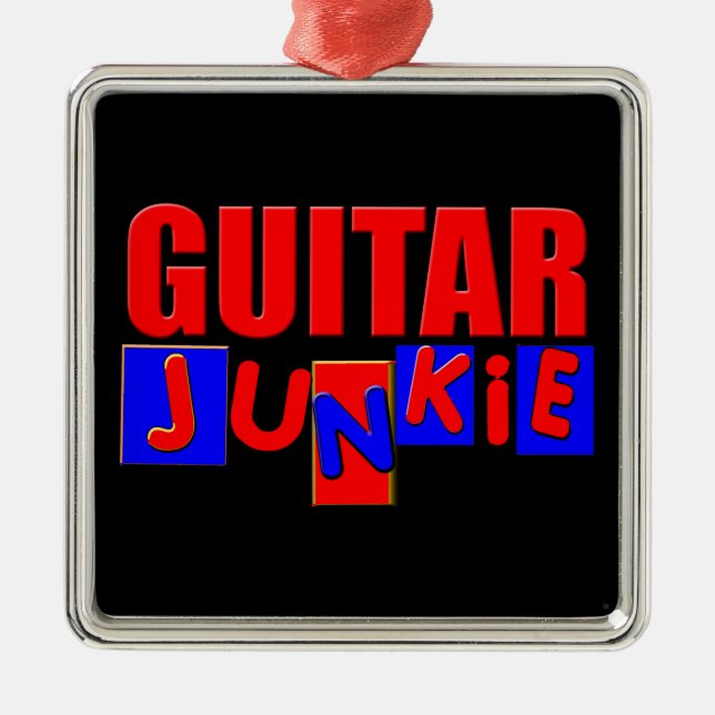 funny guitar metal tree decoration (Front)