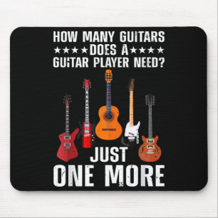 Funny Guitar Player Art For Men Women Guitarist Gu Mouse Pad