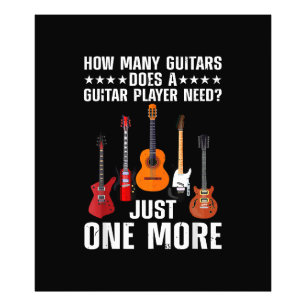 Funny Guitar Player Art For Men Women Guitarist Gu Photo Print