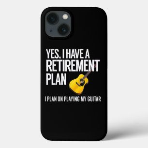 Funny Guitar Player Retirement Gift iPhone 13 Case