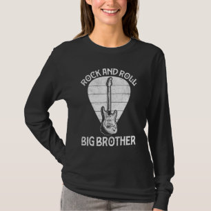 Funny Guitarist Big Bro Guitar Music Player Broth T-Shirt