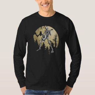 Funny Guitarist Skeleton Playing Guitar Music Hall T-Shirt