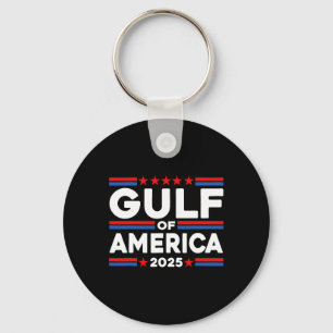 Funny Gulf Of United States Of America Flag  Key Ring