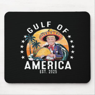 Funny Gulf Of Us.america Est 2025 President Trump Mouse Pad