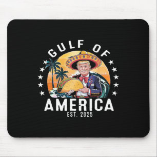 Funny Gulf Of Us.america Est 2025 President Trump  Mouse Pad