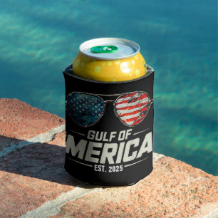 Funny Gulf Of USA America 2025 Retro Sunglasses Can Cooler
