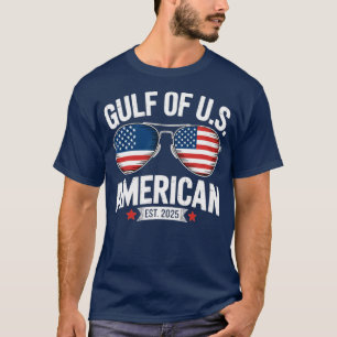 Funny Gulf Of USA Red White And Blue Sunglasses (2 T-Shirt