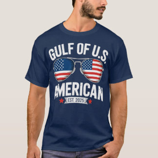 Funny Gulf Of USA Red White And Blue Sunglasses (2 T-Shirt