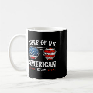 Funny Gulf Of Usa Red White And Blue Sungles Coffee Mug