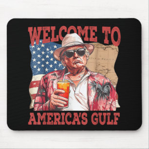 Funny Gulf Of Usa Trump Welcome To Americas Gulf Mouse Pad