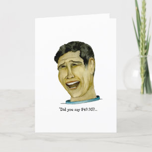Funny Guy's 50th Birthday Card