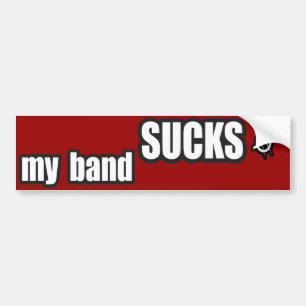 Funny guys girls Punk rock music band humour Bumper Sticker