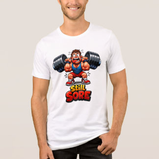 Funny Gym Design - Workout Meme - Tri-Blend Shirt