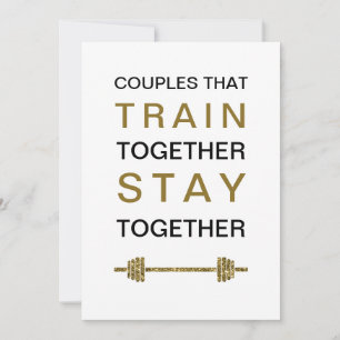 Funny gym/fitness lover valentine/anniversary love holiday card