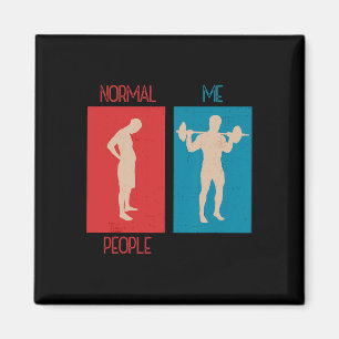 Funny Gym Gag Saying Workout Fitness Exercise Gym  Magnet