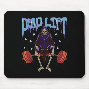 Funny Gym - Grim Reaper Deadlift Workout - Occult Mouse Pad