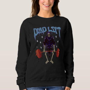 Funny Gym - Grim Reaper Deadlift Workout - Occult  Sweatshirt