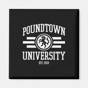 Funny Gym Humor Pound Town University Gym And Lift Magnet