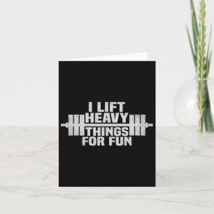 Funny Gym Pun Weightlifting Muscle Crew Workout We Card
