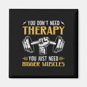 Funny Gym Saying Humour Workout Quote Bodybuilding Magnet
