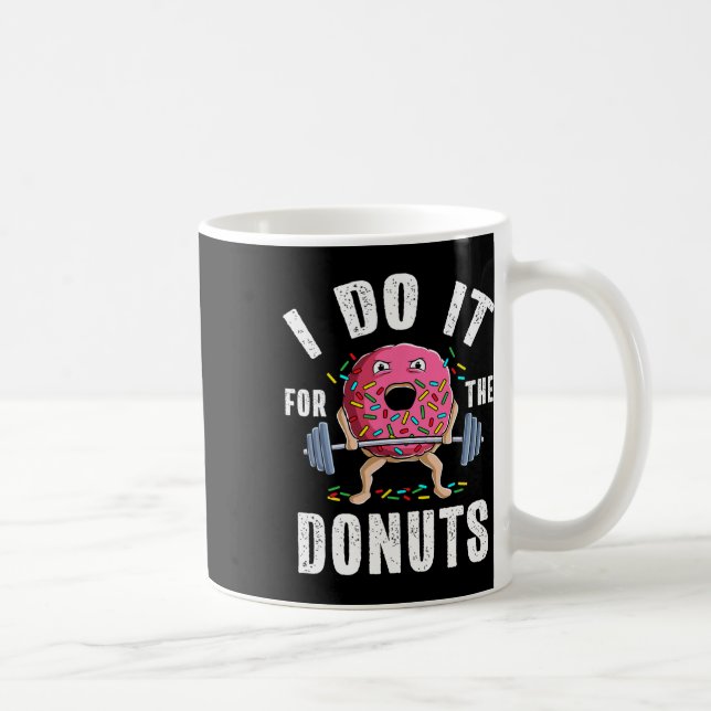 Funny Gym Weightlifting Bodybuilding Deadlift Work Coffee Mug (Right)