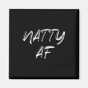 Funny Gym Workout 100% Natty Af Bodybuilding Appar Magnet