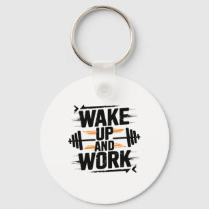 Funny Gym Workout Fitness Bodybuilding Sports Weig Key Ring