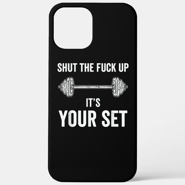 Funny Gym Workout Its Your Set Quote Case-Mate iPhone Case (Back)