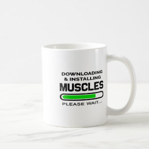 Funny Gym Workout Tee downloading And Installing M Coffee Mug