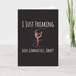 Funny Gymnast Cards For Her Gymnastics Humour Wome