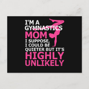 Funny Gymnast Mum Gymnastics Mothers Day I'm A Gym Postcard