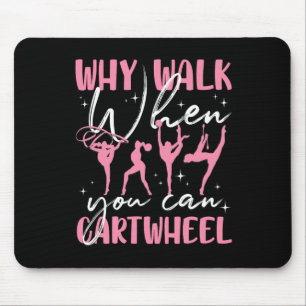 Funny Gymnastics Gymnast For Girls Women Cool Cart Mouse Pad
